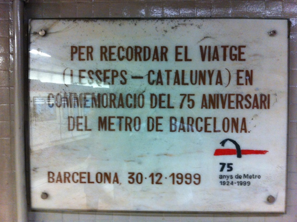 Inauguració del Metro de Barcelona